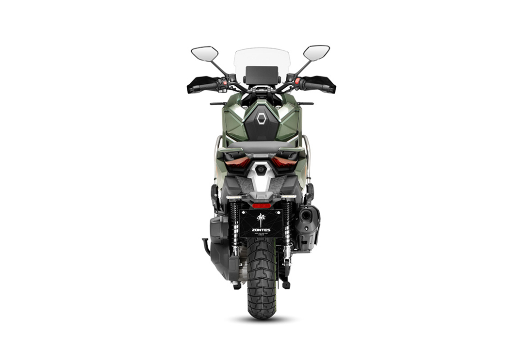 Zontes ZT368G vista trasera