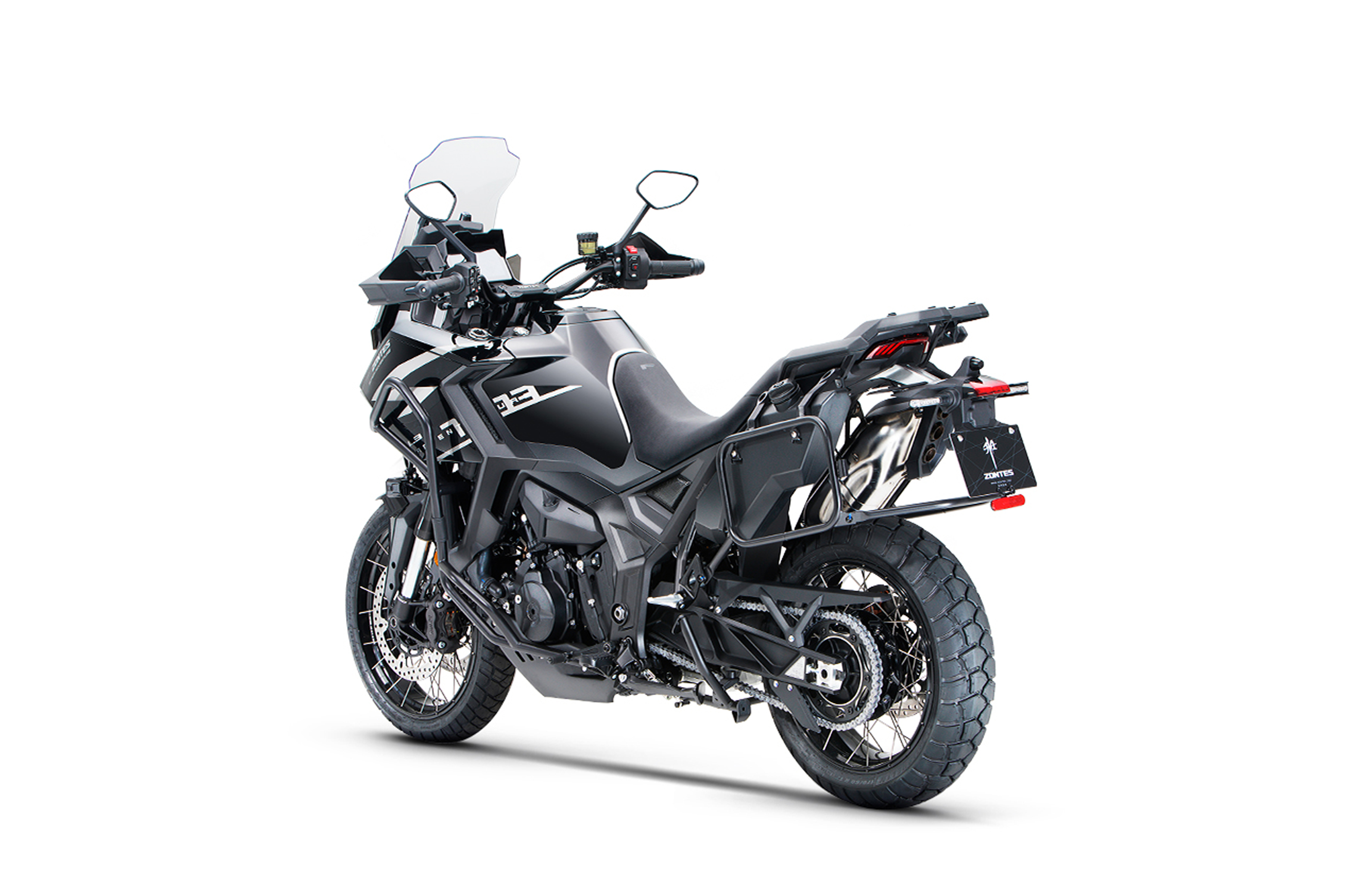 Zontes ZT368G tres cuartos trasera izquierda