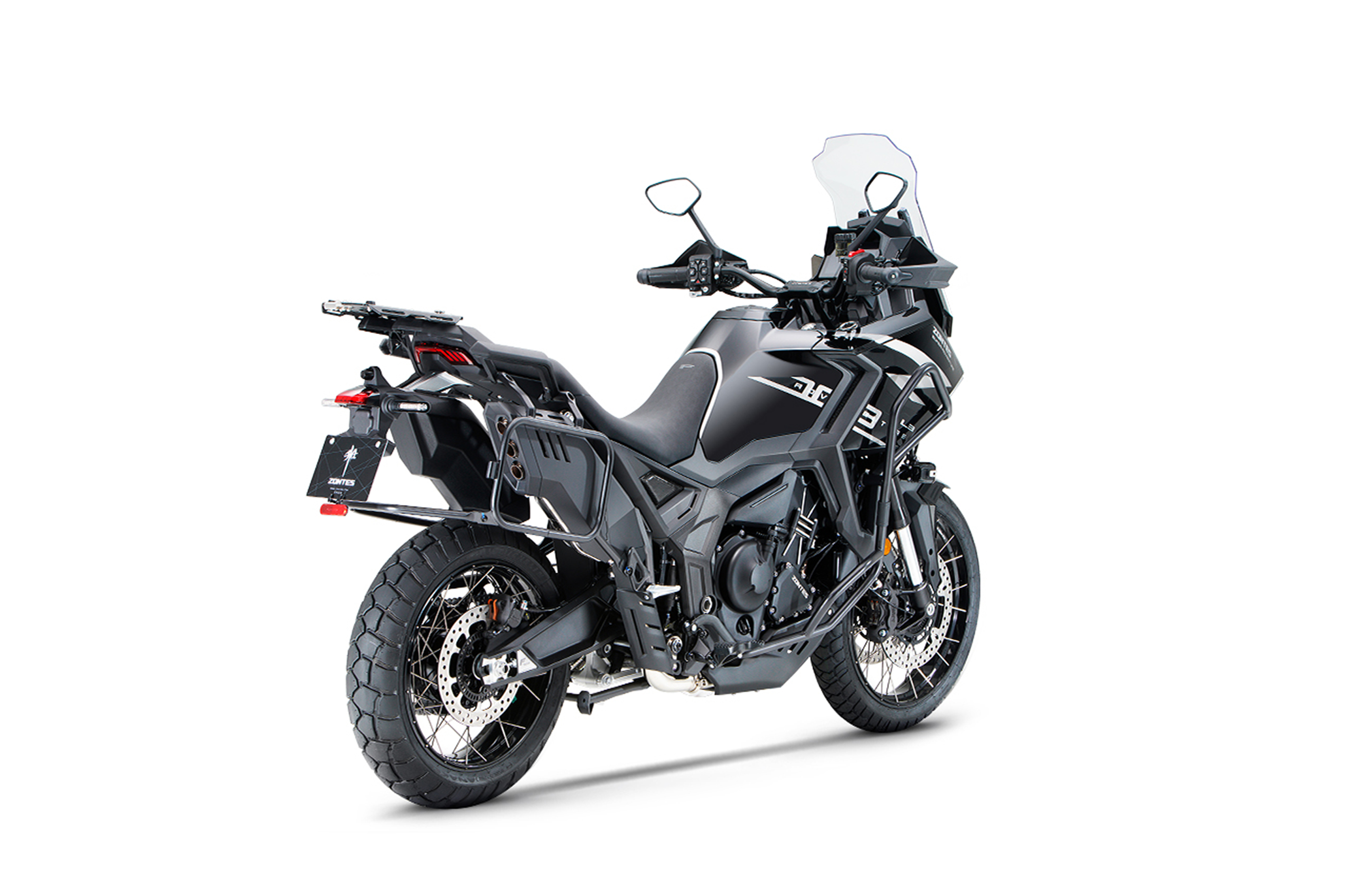 Zontes ZT368G tres cuartos trasera derecha